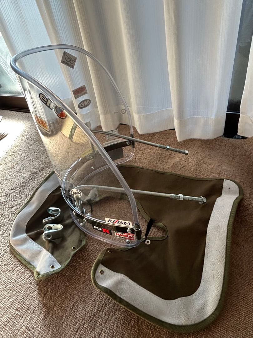 ゼットファーザー風防、布ダレ、ロング金具セット