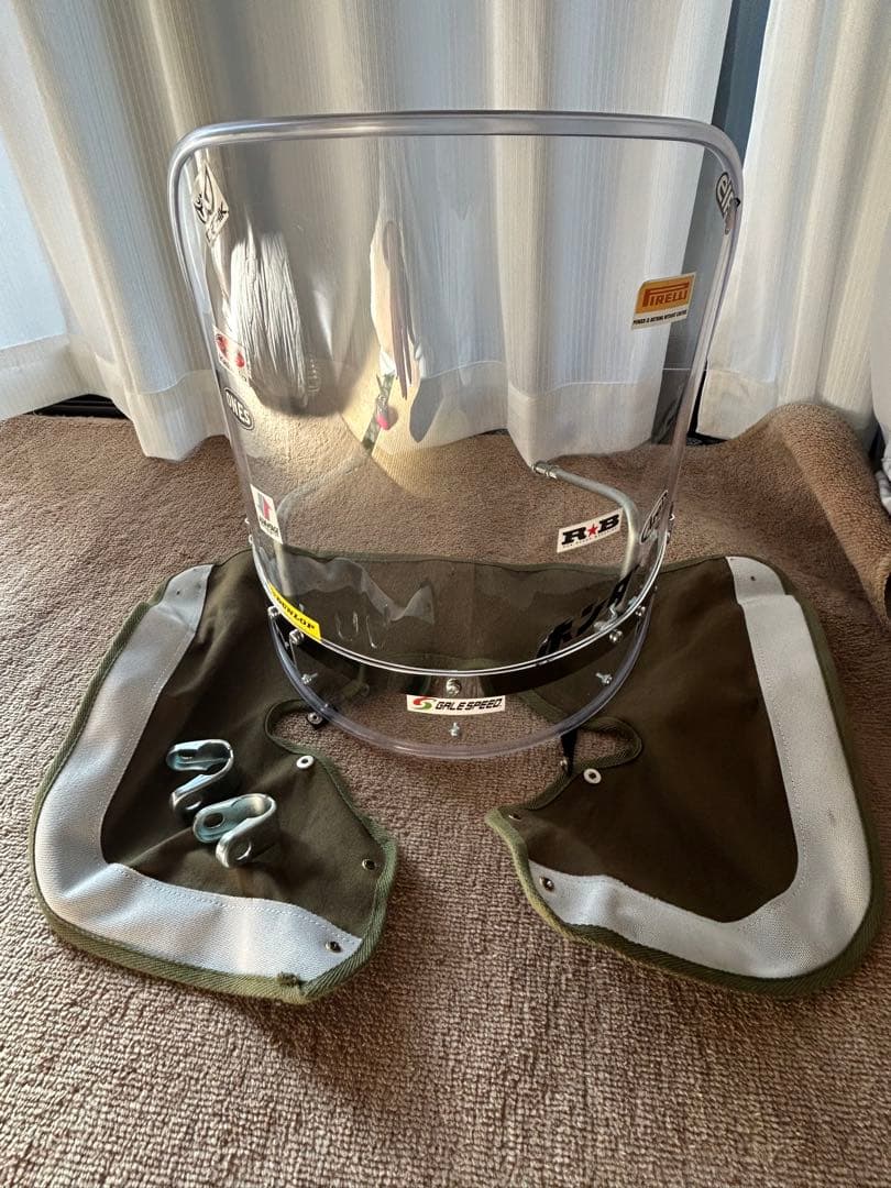 ゼットファーザー風防、布ダレ、ロング金具セット