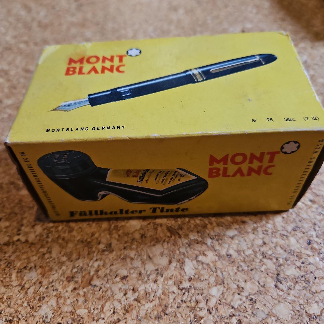 MONT BLANC 万年筆用インク ブラック 2 oz　稀少1960年以前では