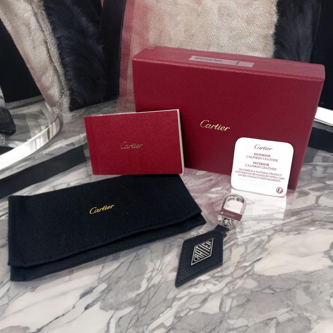 ✨ほぼ未使用品✨Cartierカルティエ　ロザンジュ　キーホルダー　キーリング