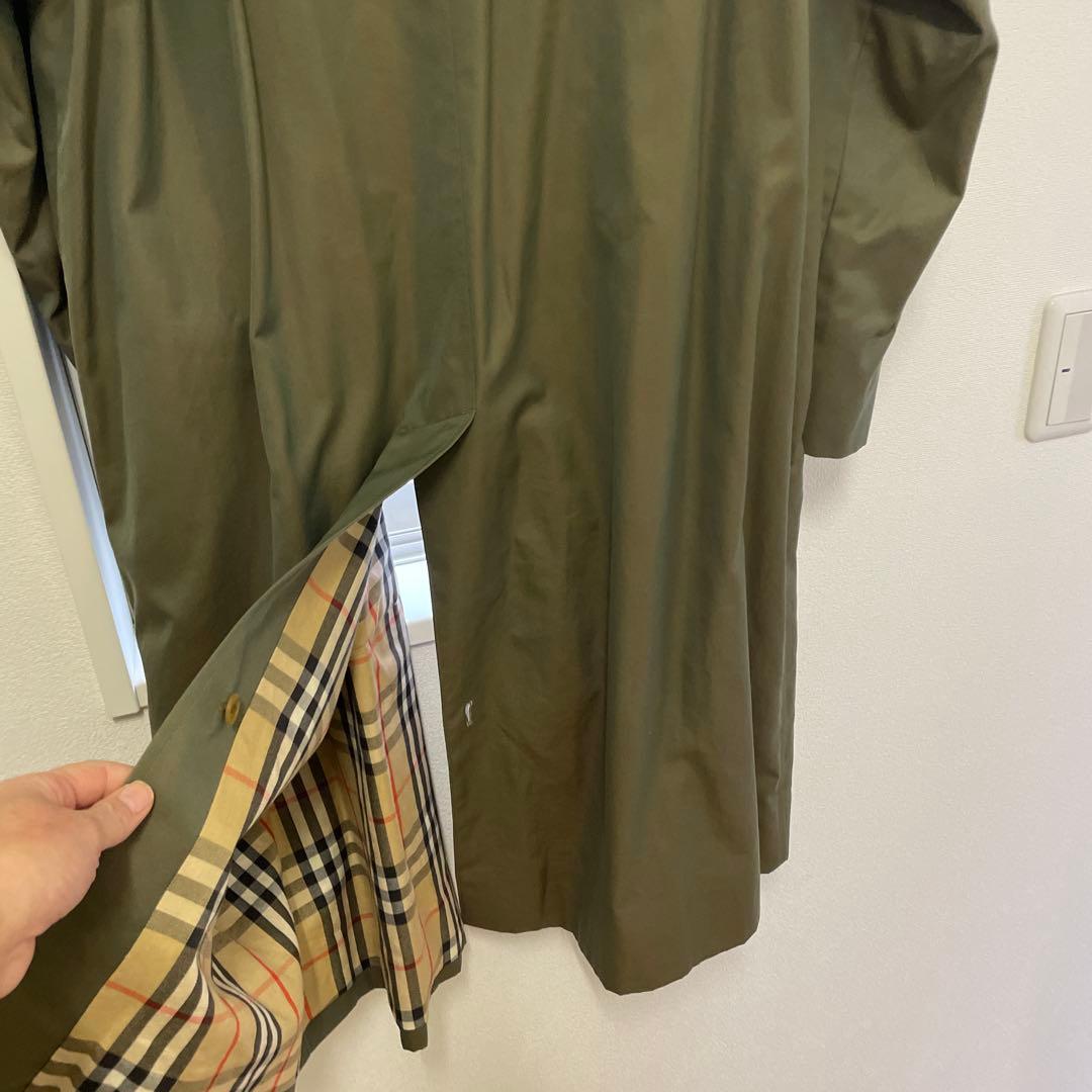Burberry カーキ ステンカラーコート サイズ91/175