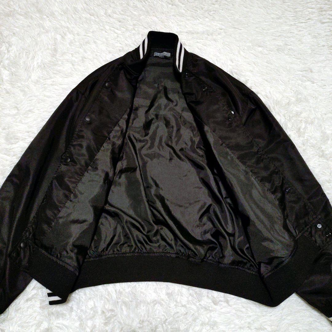 GALFY コーチジャケット スタジャン 黒 クロスボーン 骨 デカロゴ 中型犬