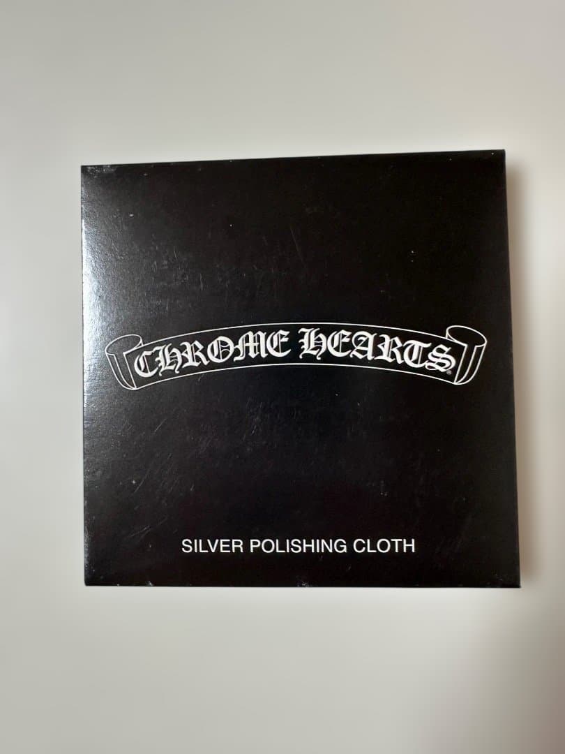 Chrome Hearts パース 3×4 ブラック ヘビーレザー