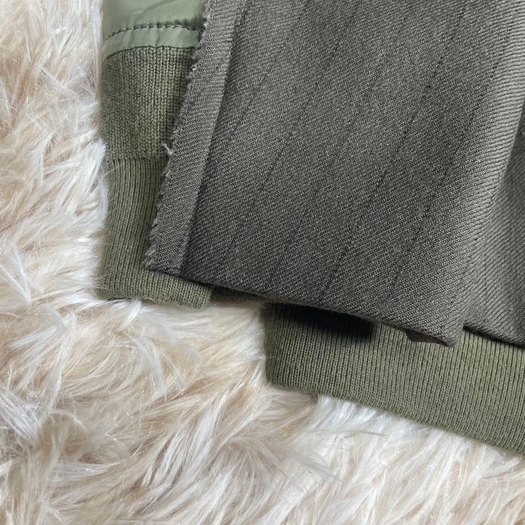 sacai ダブルブレストチョークストライプジャケット　レディース　サカイ