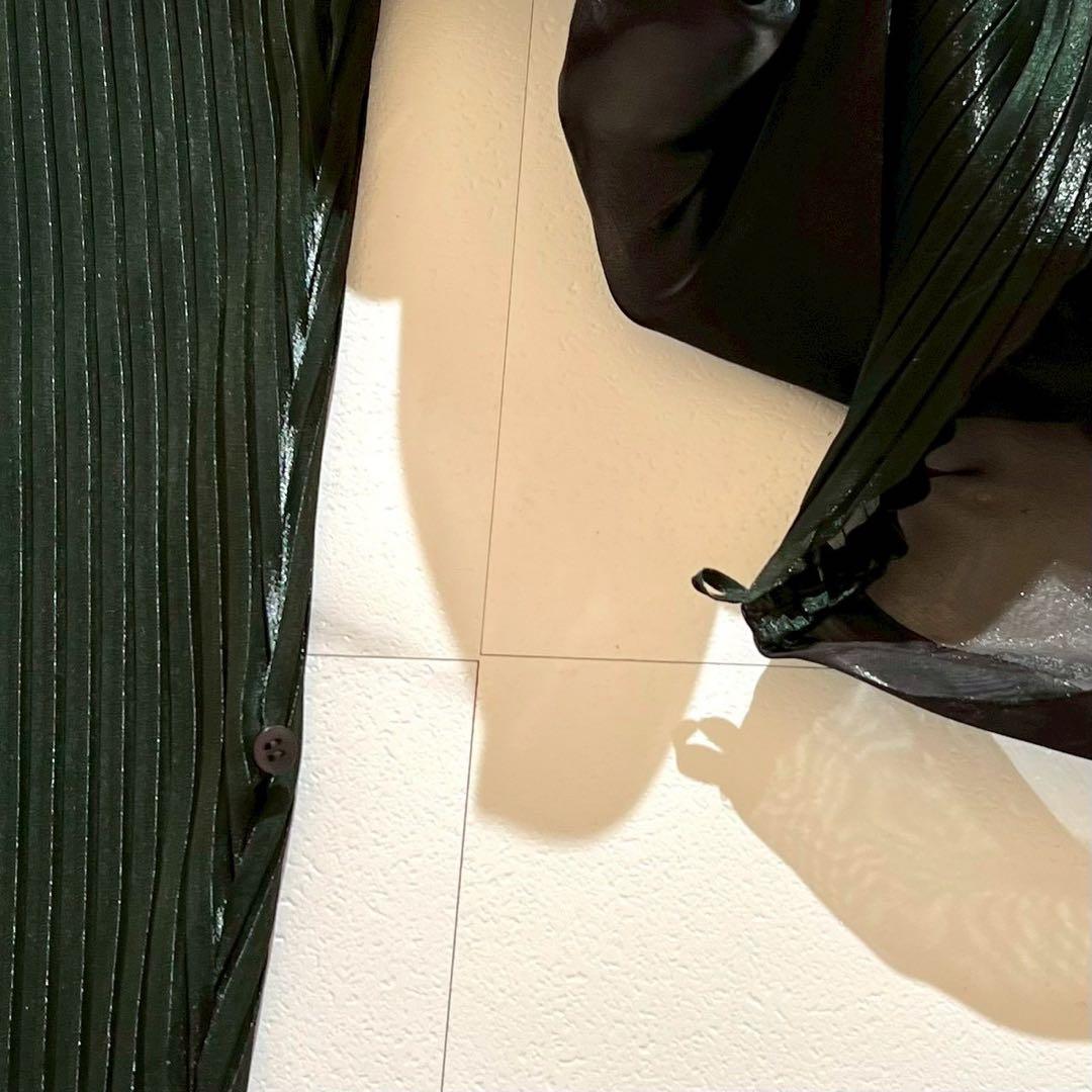 【極美品】ISSEY MIYAKE 変形プリーツ トップス バイカラー サイズ2