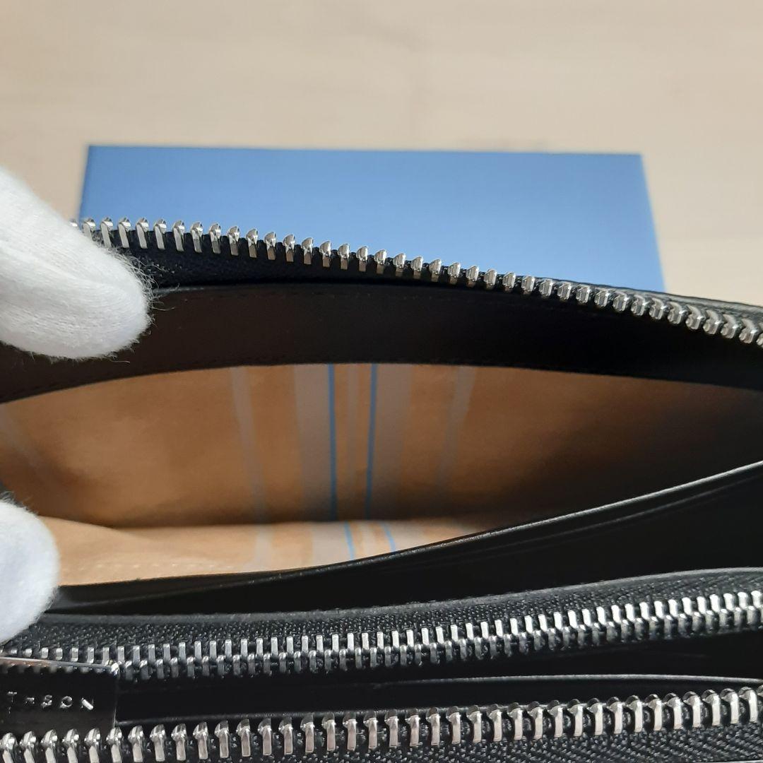 【新品未使用】 SMYTHSON スマイソン 長財布 黒 牛革 レザー 本革