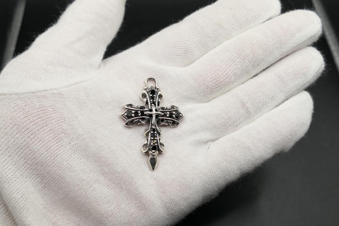 美品　the slayer　スレイヤー　メルキー　クロス　ネックレス　ブラック