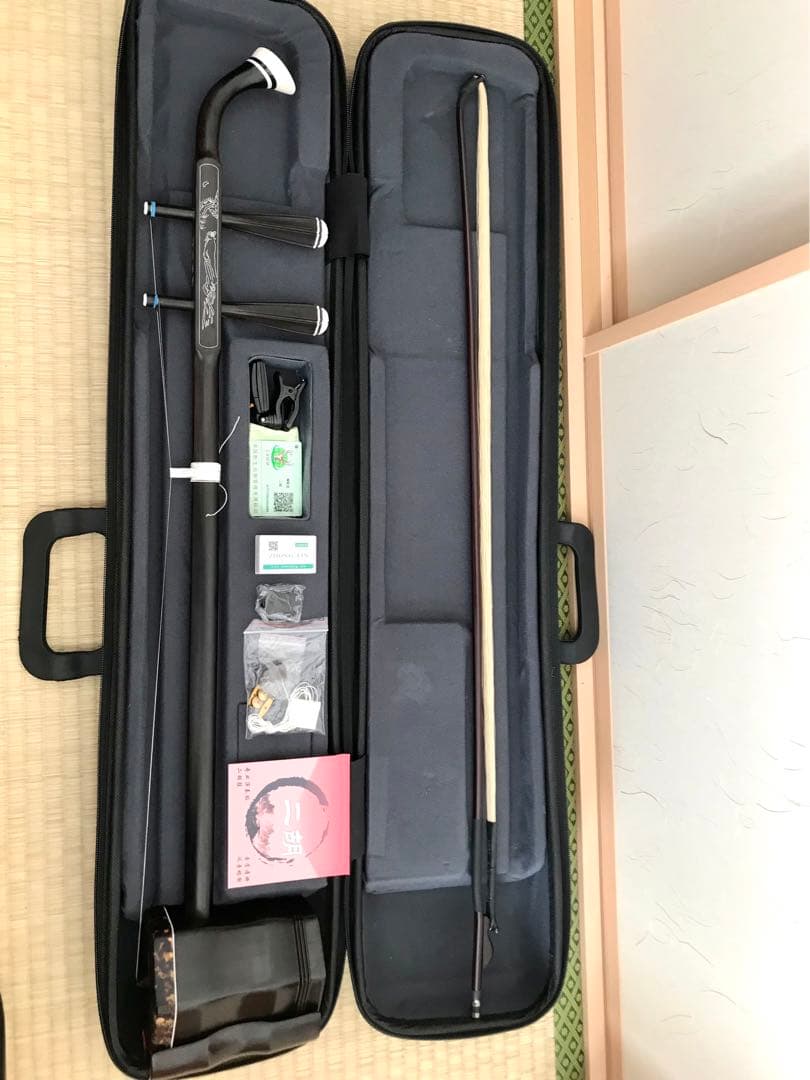 二胡　最上級黒檀　古月琴坊　萬其興　美品