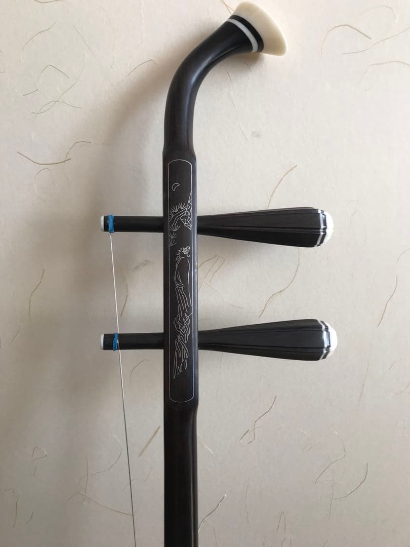 二胡　最上級黒檀　古月琴坊　萬其興　美品