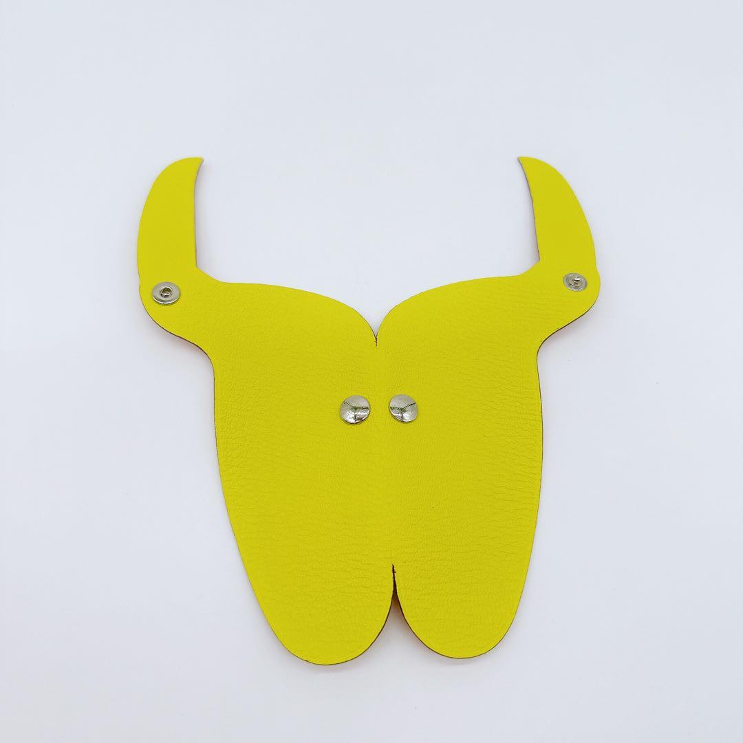 美品☆HERMES クリッカーズ オオハシ レザーオブジェ☆B93