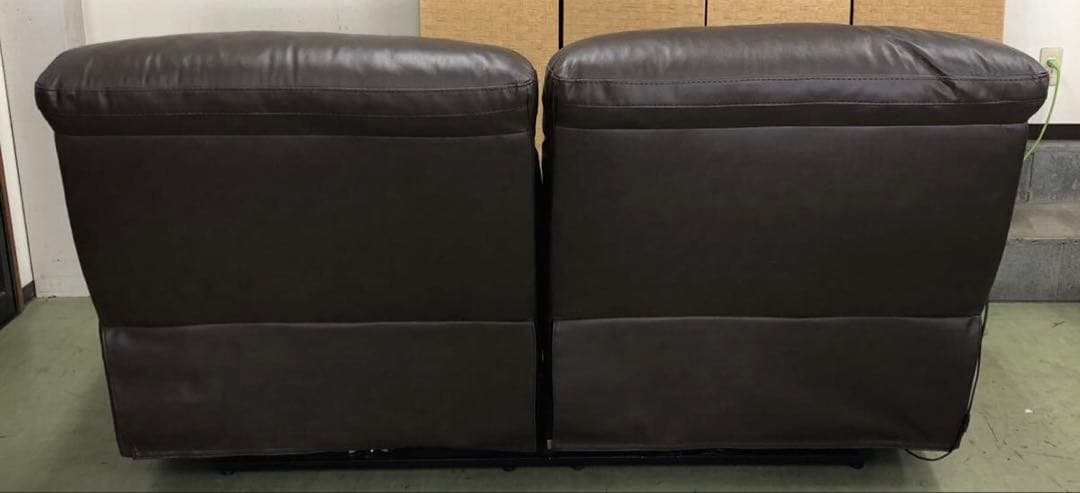 TSUKUBA 筑波産商 自動リクライニング式　ロングソファ 2人がけ