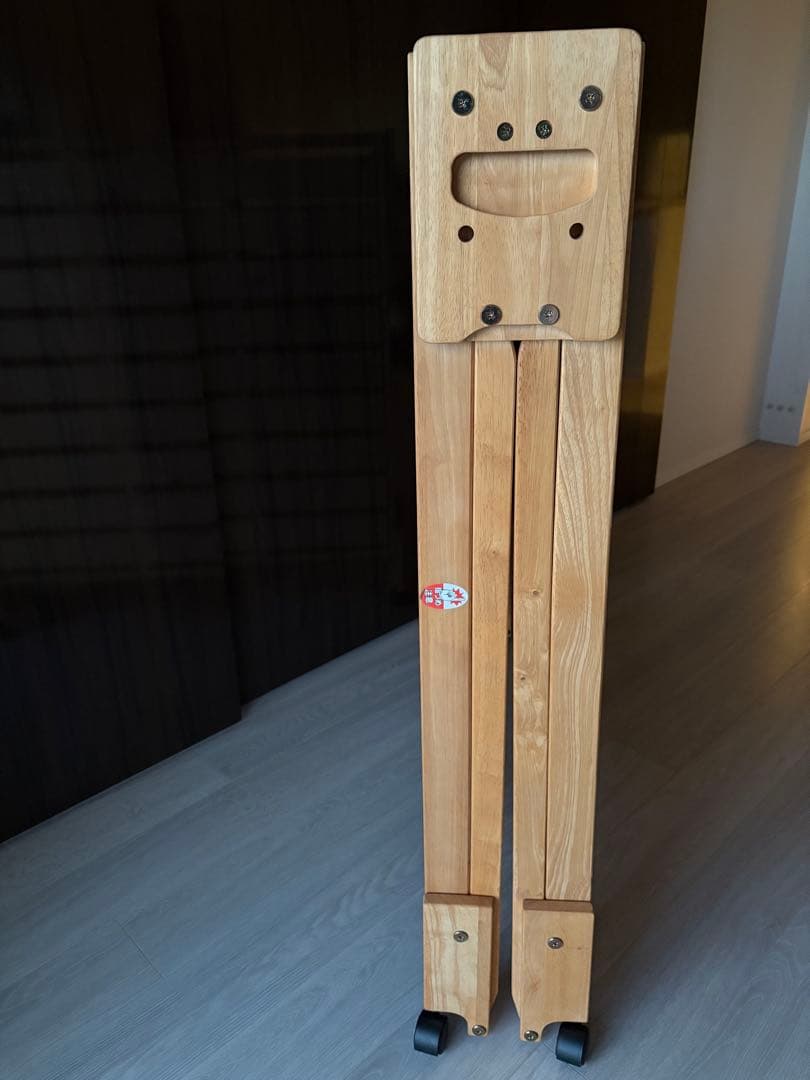 （日本製）中居木工 折りたたみ ひのきスノコベッド ワイドシングル