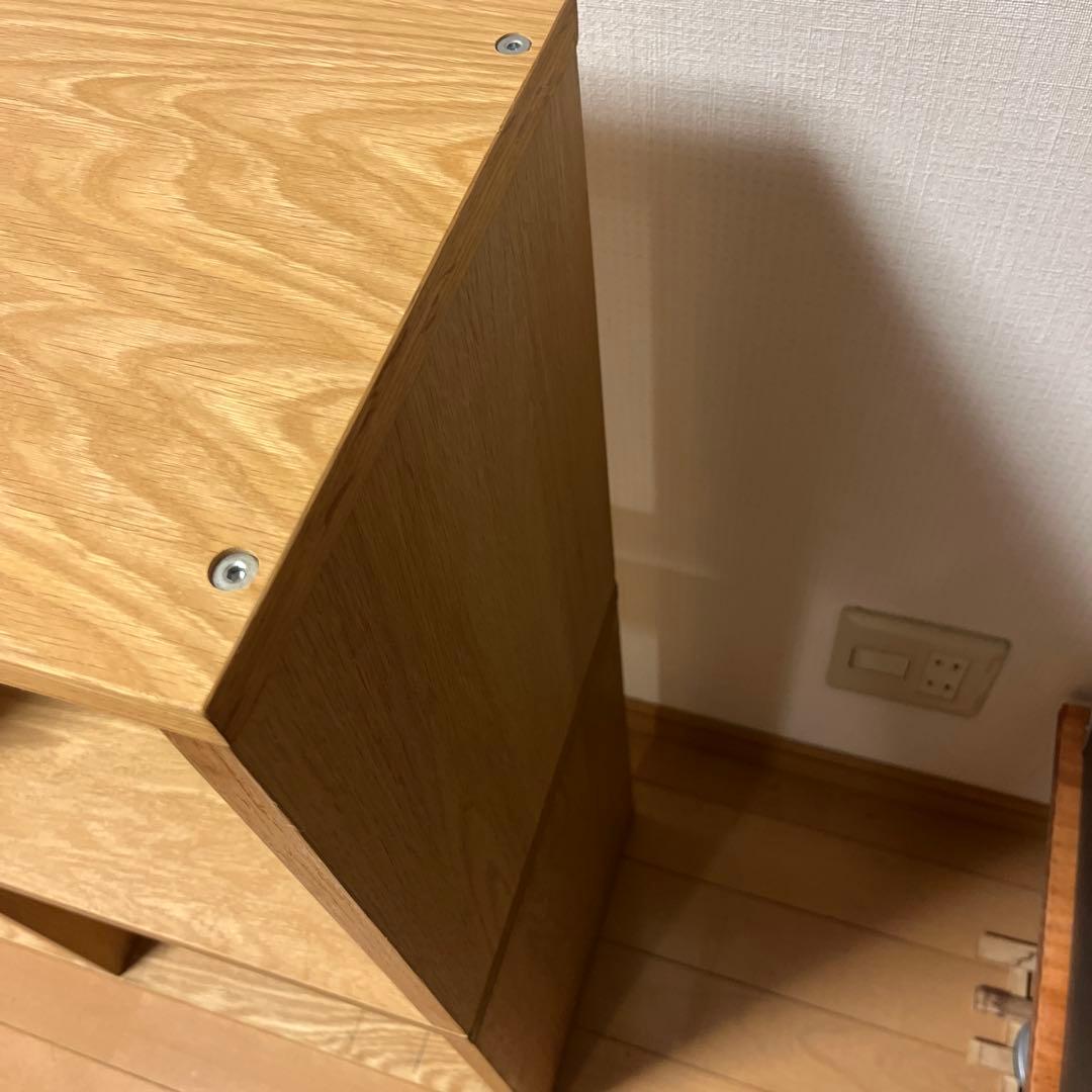 無印 美品 スタッキングシェルフセット・５段×２列・オーク材 muji