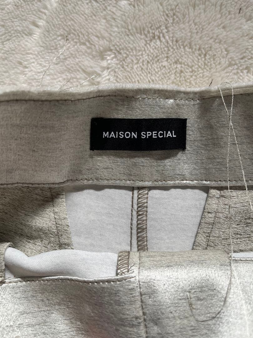 【新品　未使用】maison specialメゾンスペシャル　ハーフパンツ