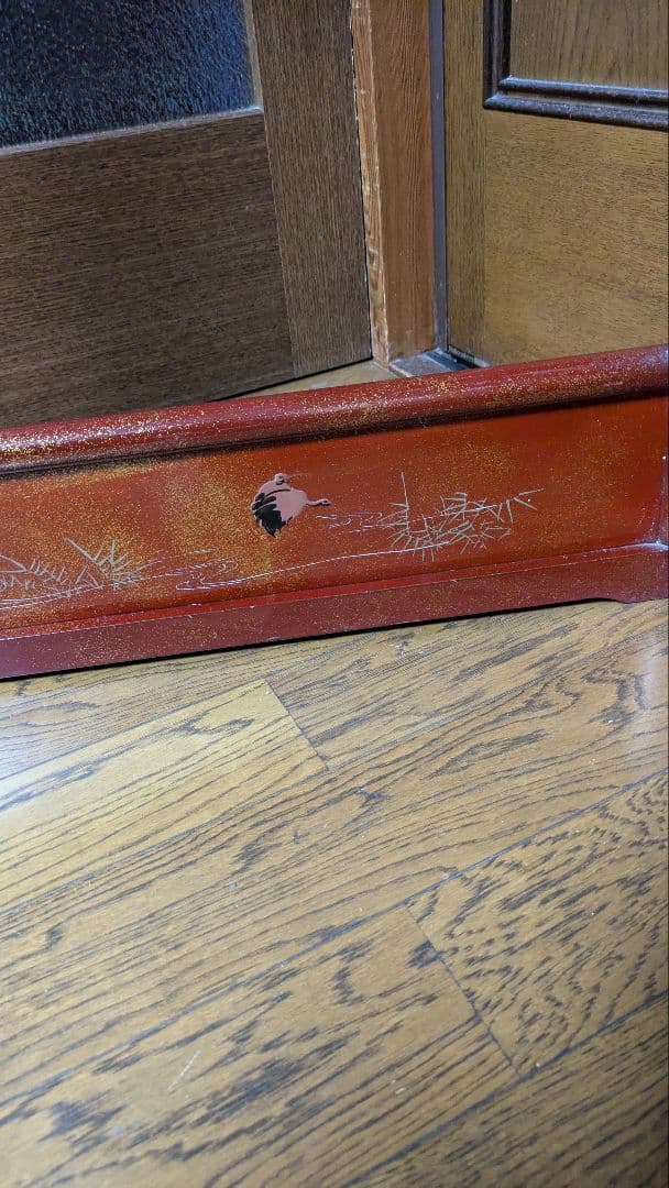 ③【昭和レトロ】木製 衣紋掛け ハンガーラック 折り畳み式 古道具 古民家　衣桁