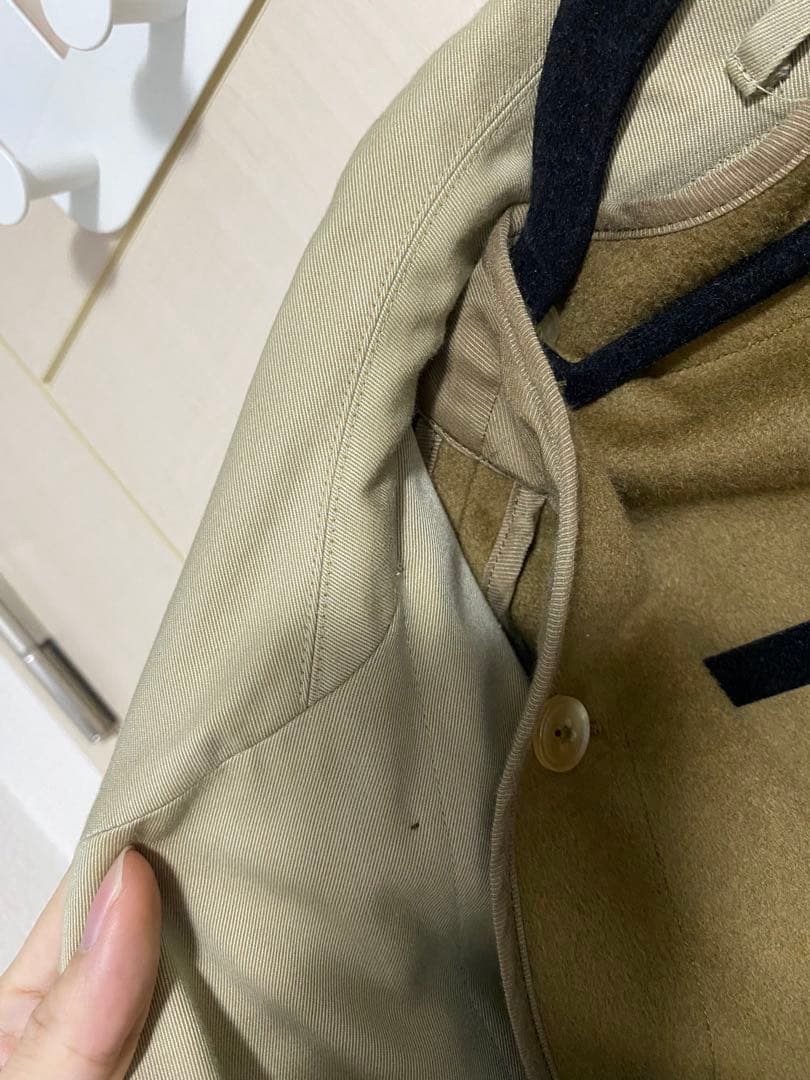 【極美品】comoli コットンギャバタイロッケンコート　ライナー付き　サイズ3