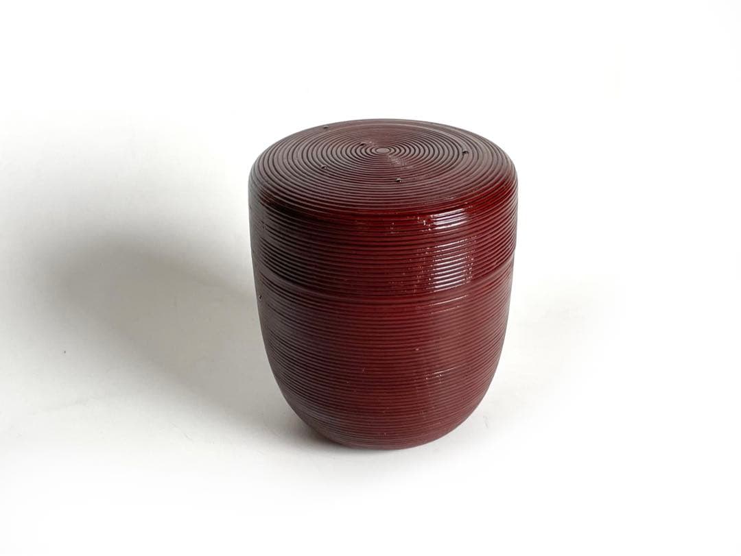 塗師　吉田一峰　鵬雲斎好　三光棗　なつめ　共箱　漆器　漆塗り