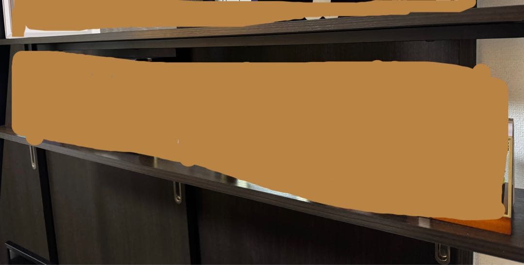 【たけのこ】木製テレビボード オープンシェルフ付き