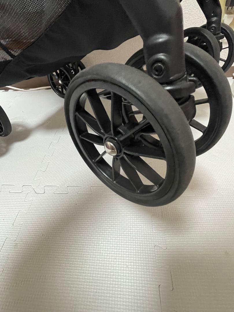 combi 折りたたみ式 ベビーカー グレー