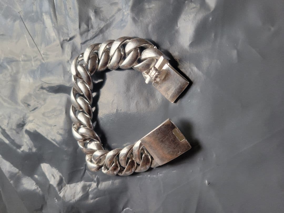 シルバー925 ライオンヘッド チェーンブレスレット 喜平 セット ブレスレット