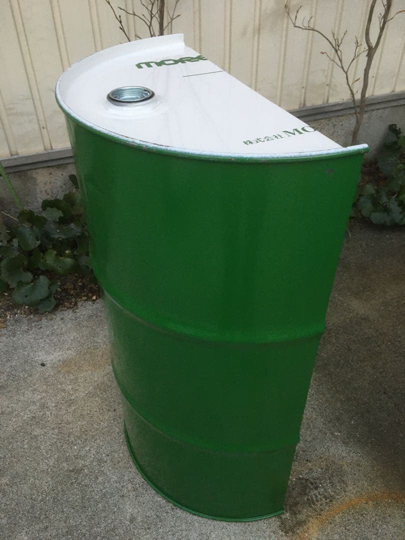 加藤まさひろ様用ドラム缶 半切り 縦半分 無加工2個＋網3枚