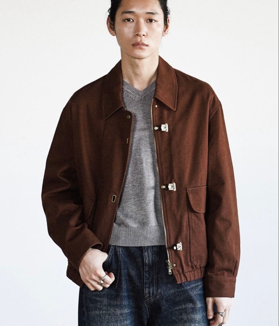 L TOGGLE TWILL DECK BLOUSON サイズ　S