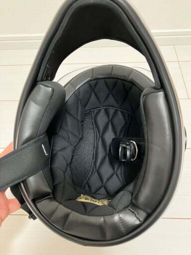 ブラックフルフェイスヘルメット