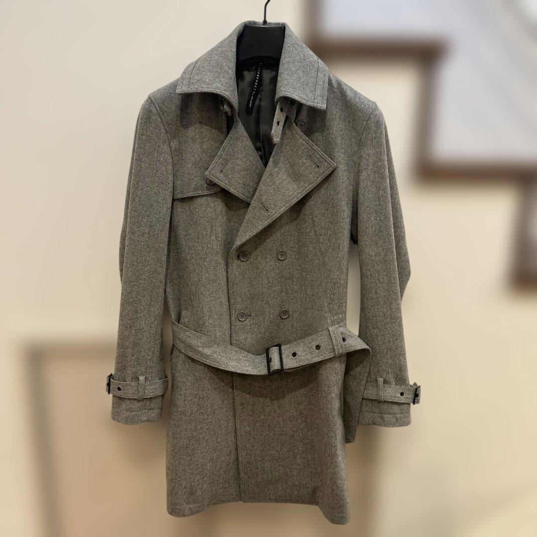 ブラックバレット　グレーコート　ベルト付き　スピード発送