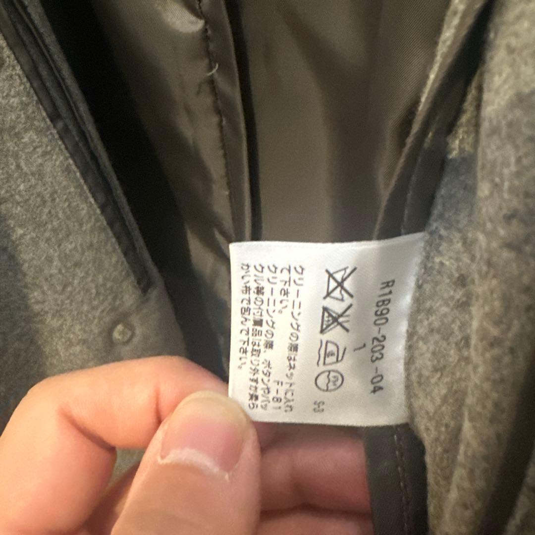 ブラックバレット　グレーコート　ベルト付き　スピード発送