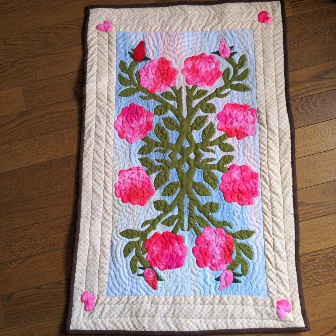♥花のキルト♥一点物
