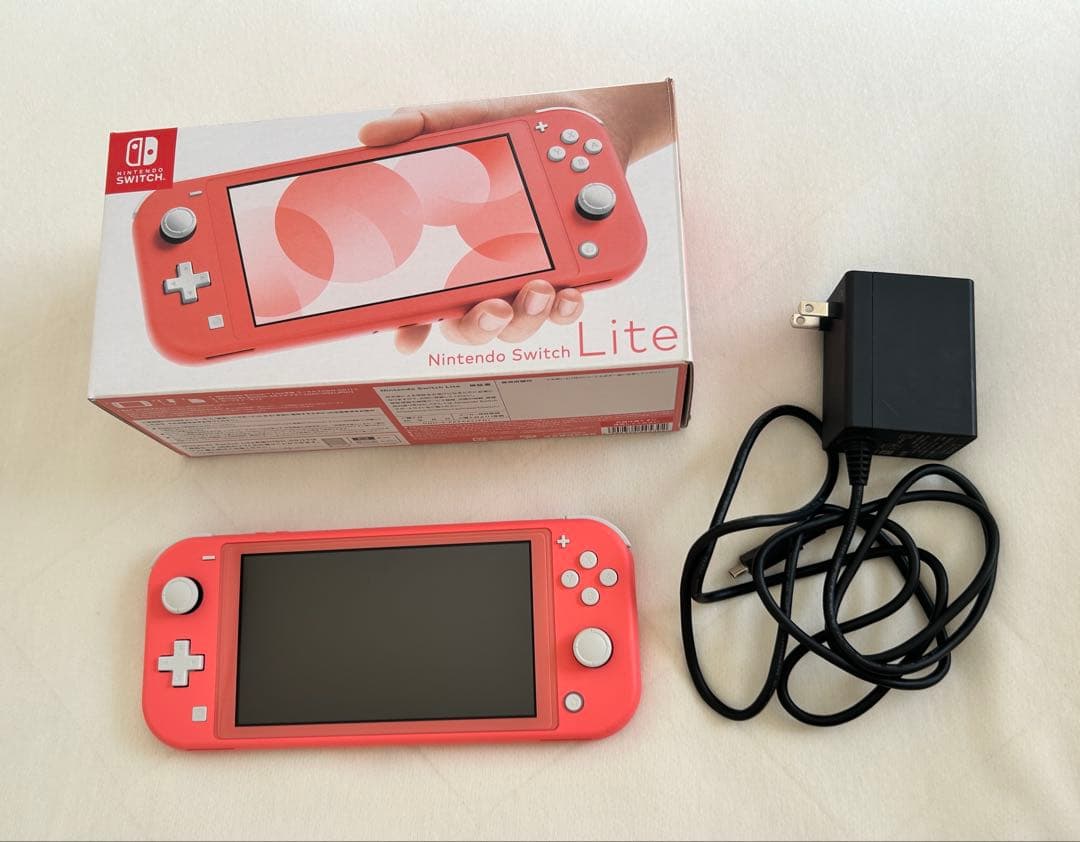 Nintendo Switch Lite コーラル 本体 ACアダプター付き