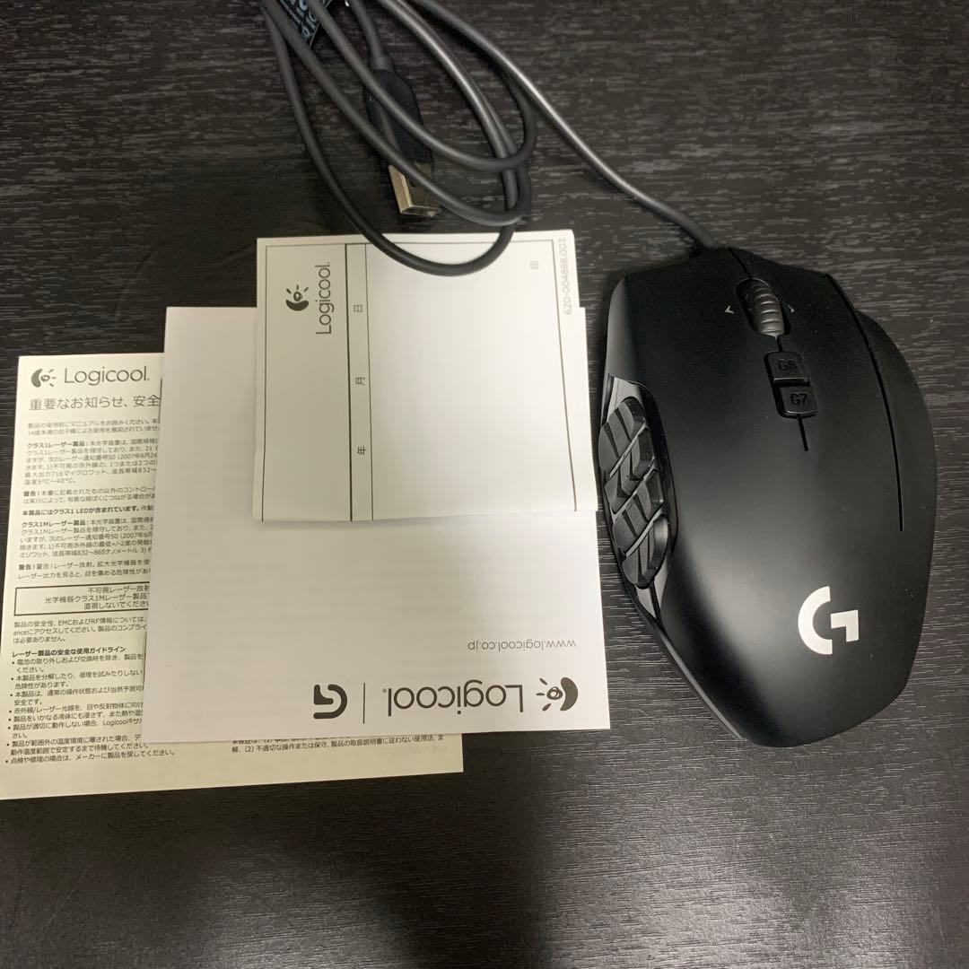 Logicool G600t MMO ゲーミングマウス 多ボタン 箱付