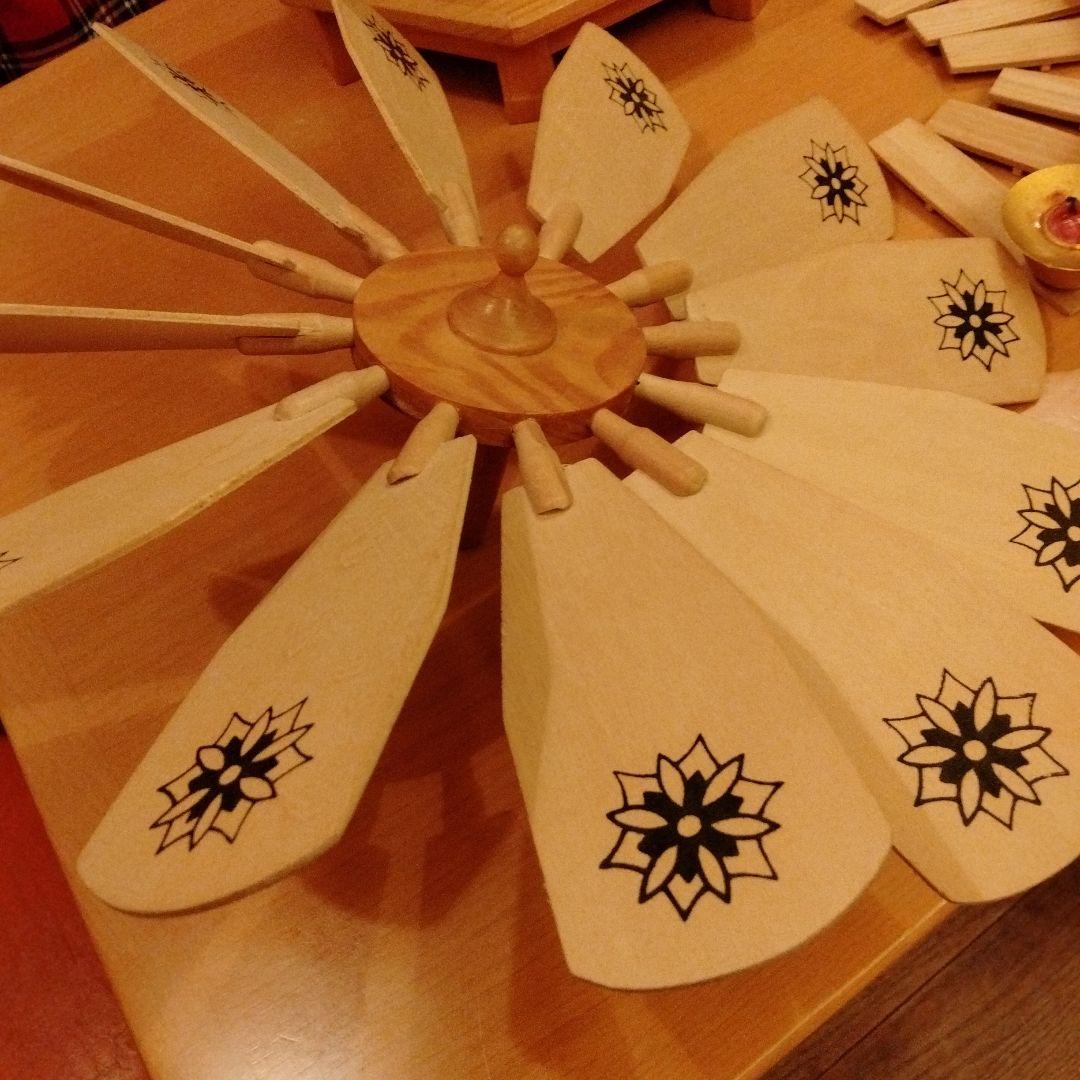 クリスマス　木製置物