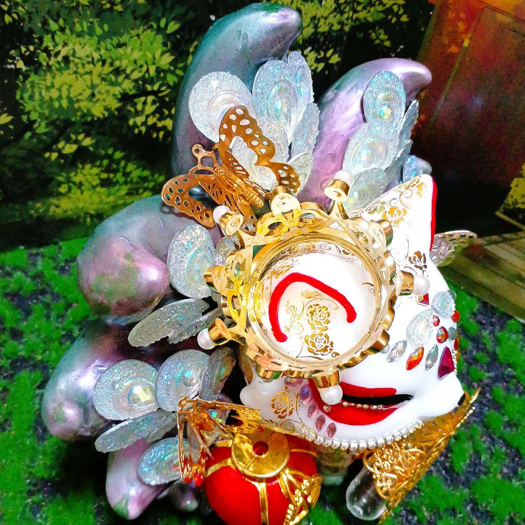 九尾の狐 BIG（ビッグ）✨⭐️オルゴナイト⭐️✨財運・金運・幸福・子孫繁栄