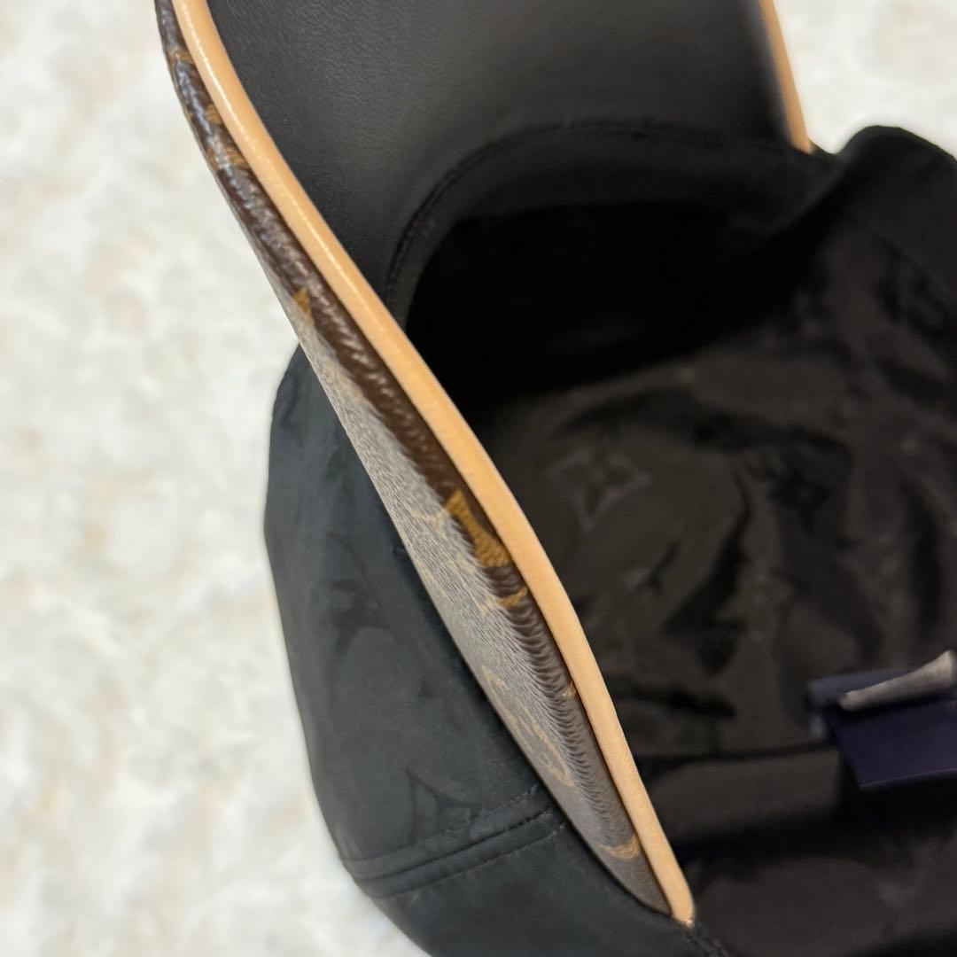 ルイヴィトン キャップ IVゲットレディー モノグラム ノワール M