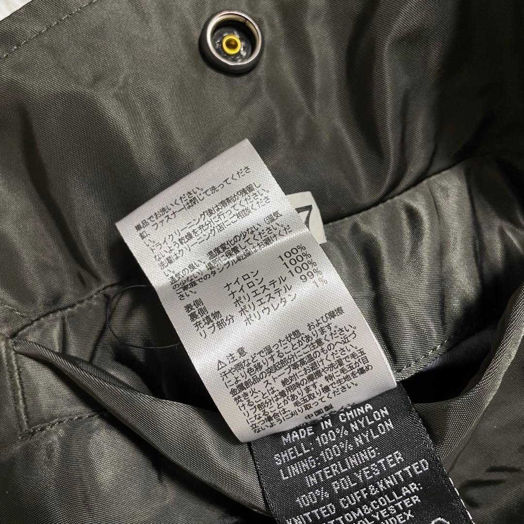 ALPHAアルファ　MA-1 フライトジャケット　迷彩　カーキ　リバーシブル　M