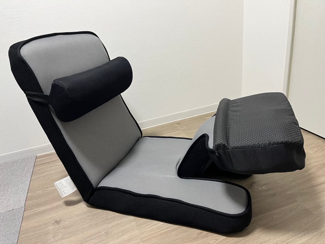 ゲーミング座椅子 専用テーブルカバー付(LC-B12TAB GY)グレー