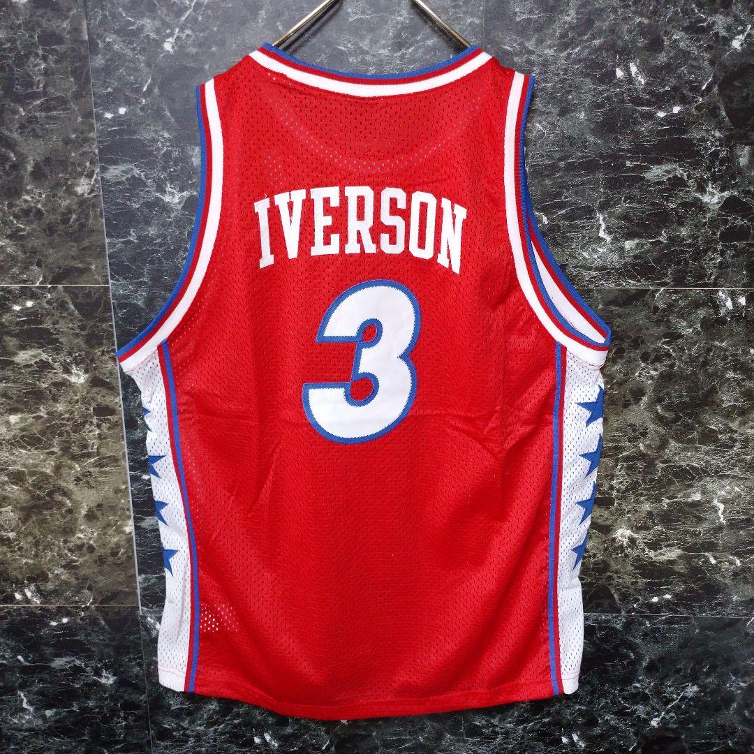 NIKE NBA チームタグ シクサーズ ゲームシャツ XXL Nelly  ①