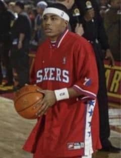 NIKE NBA チームタグ シクサーズ ゲームシャツ XXL Nelly  ①