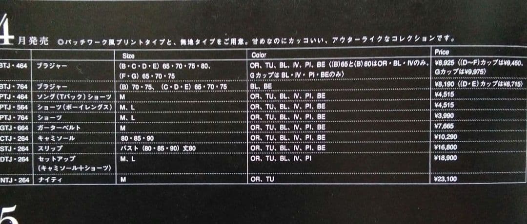 サルート　ブラジャー・ソング(Tバック)・スリップ 3点セット