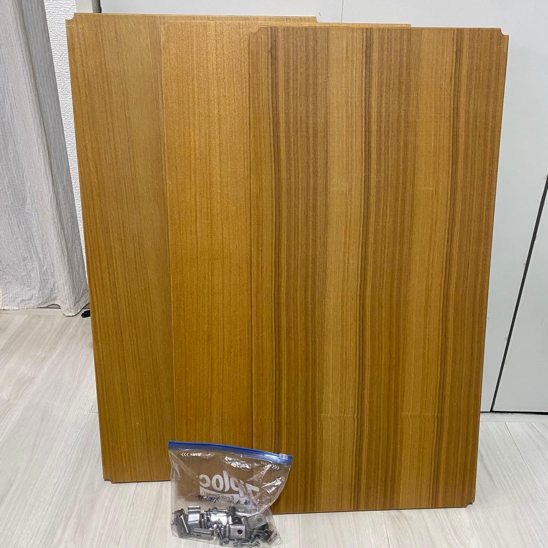 3枚セット　無印良品　ステンレスユニットシェルフ　追加棚板