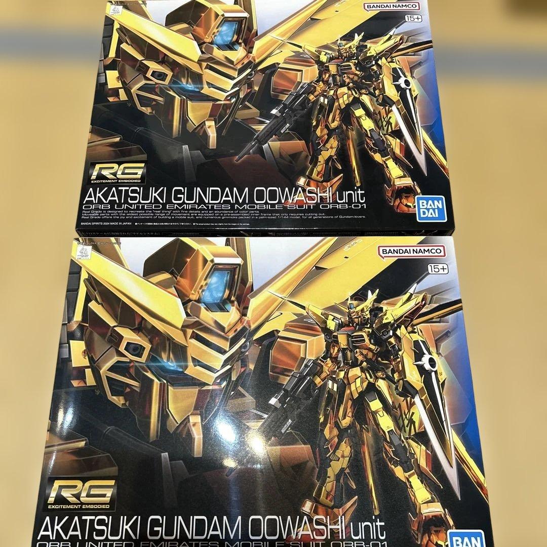 フ*ル様 ＲＧ 1/144 アカツキガンダム（オオワシ装備）2個セット