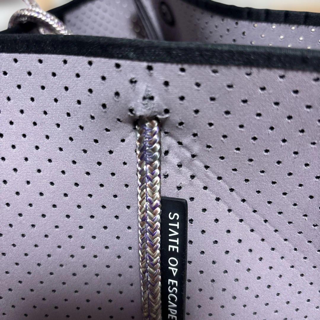 STATE OF ESCAPE ステートオブエスケープ　パープル トートバッグ