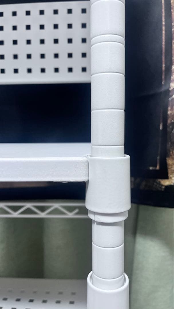 Bauhutte デスクサイドラック　ホワイト BHS-600SM-WH