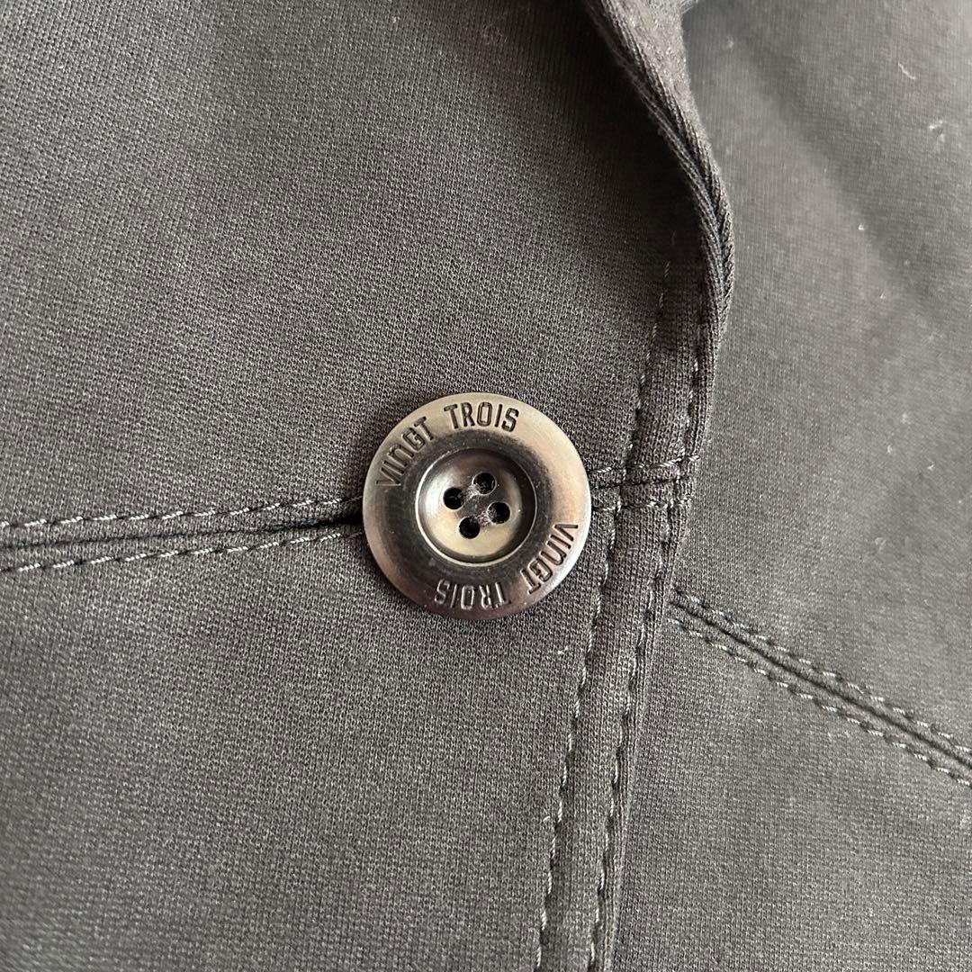 大きいサイズ46,44 23区　黒ストレッチパンツスーツ