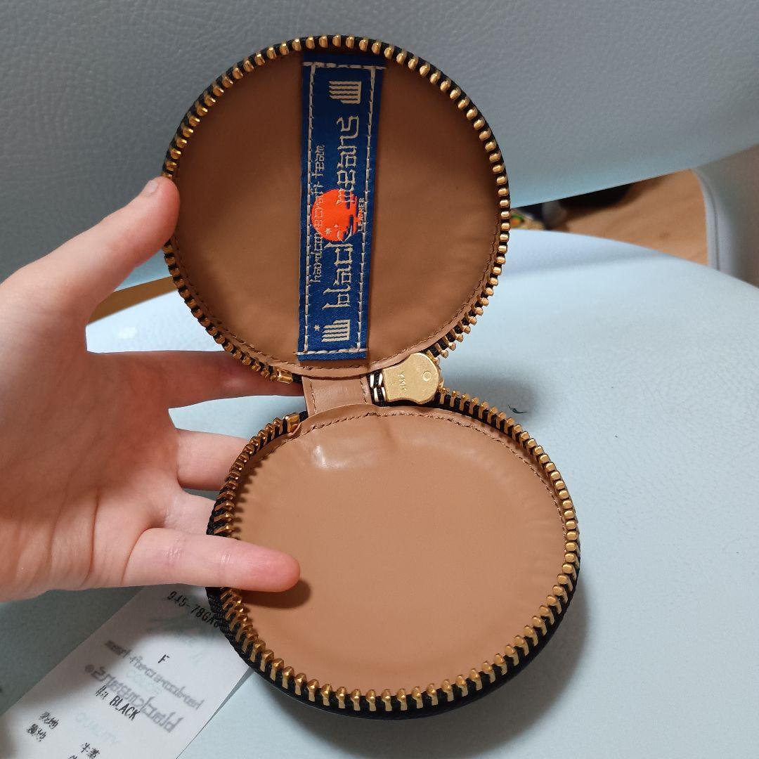 【希少】black means LEATHER COIN CASE