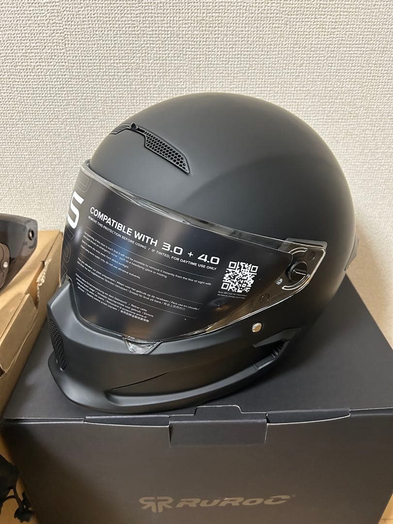 Ruroc ATLAS 4.0 CORE マットブラック L/XL 60/62