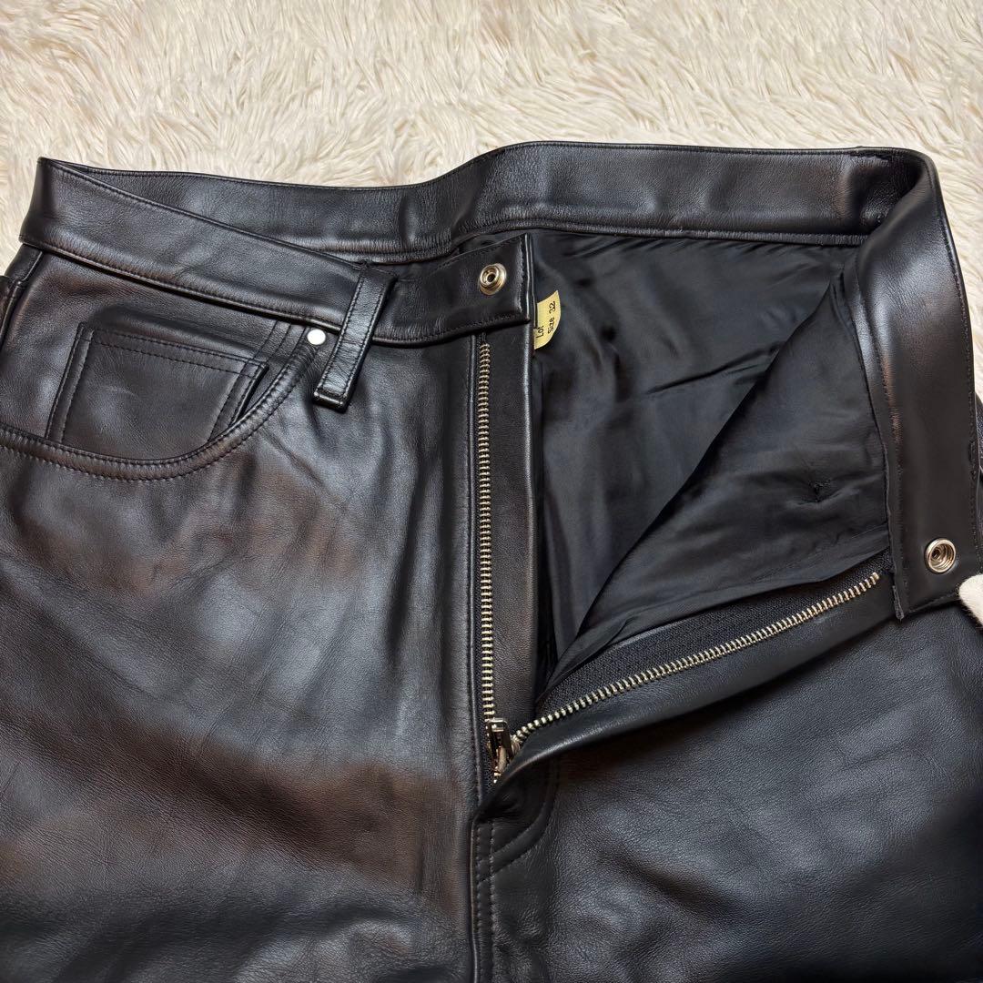 (美品) Indian Motorcycle ホースハイドレザー パンツ