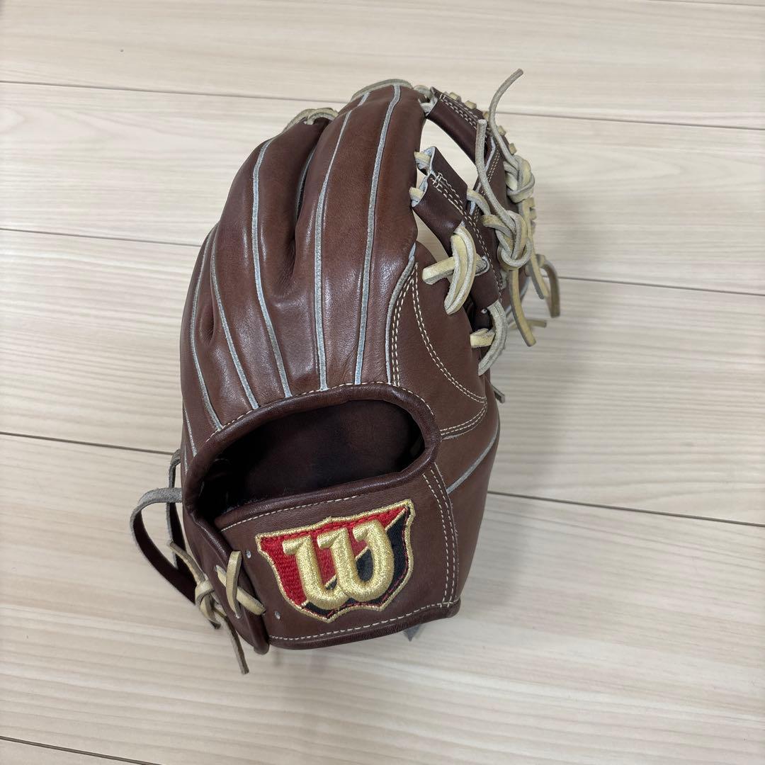 Wilson 硬式グローブ ブラウン ストライプ　87型