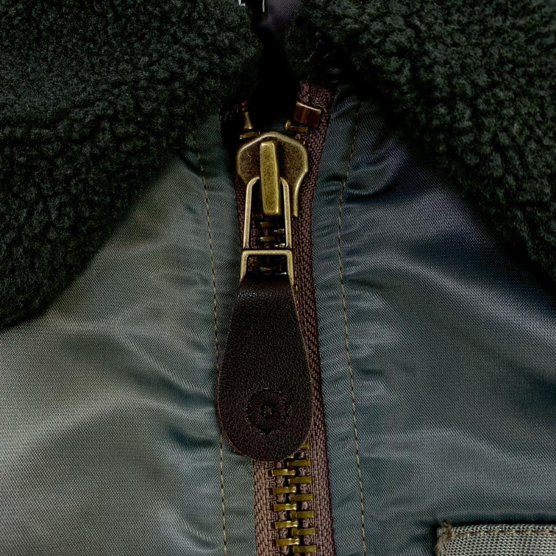 美品★ BEAMS ワイドショートフィット B-15 ジャケット L　E051